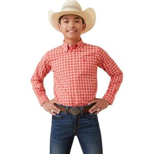 imageARIAT Boys Pro Series Oberon Classic Fit ShirtPoppy Red