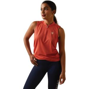 imageARIAT Womens Hailey 14 Zip BaselayerBurnt Sienna