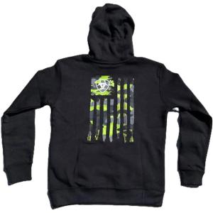 imageAriat Male Camo Flag Hoodie Black XSmall