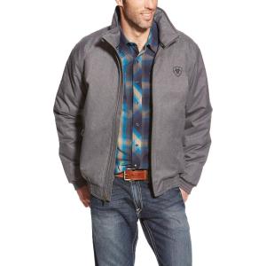 imageAriat Mens Team Logo Insulated JacketCharcoal Heather