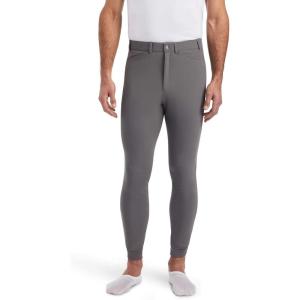 imageARIAT Mens Tri Factor Grip Knee Patch BreechPlum Grey