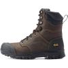 imageAriat Mens Treadfast 8quot Waterproof Work BootDark Brown
