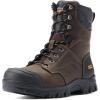 imageAriat Mens Treadfast 8quot Waterproof Work BootDark Brown