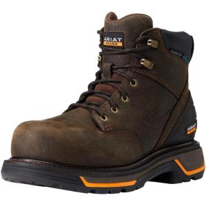 imageAriat Mens Big Rig 6quot Waterproof Composite Toe Work BootIron Coffee