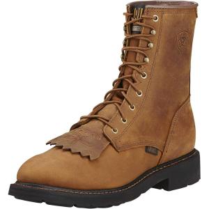 imageAriat Mens Cascade 8quot Work BootAged Bark