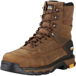 imageAriat Mens Intrepid 8quot Waterproof Composite Toe Work BootRye Brown