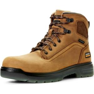 imageAriat Mens Turbo 6quot Waterproof Work BootAged Bark