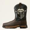 imageARIAT Mens Rebar Flex Western Venttek Incognito Work BootStormIron Coffee