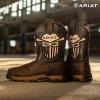 imageARIAT Mens Rebar Flex Western Venttek Incognito Work BootStormIron Coffee