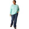 imageAriat Womens FR Stretch Logo TShirtPool Blue