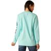 imageAriat Womens FR Stretch Logo TShirtPool Blue