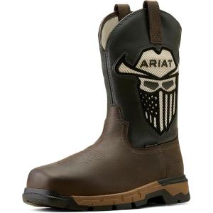 imageARIAT Mens Rebar Flex Western Venttek Incognito Work BootStormIron Coffee