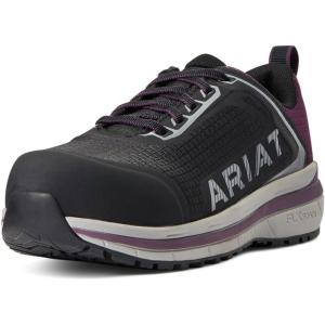 imageAriat Womens Outpace Composite Toe Work ShoeBlackShadow Purple