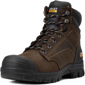 imageAriat Womens Treadfast 6quot Waterproof Work BootDark Brown