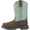 imageAriat Womens Tracey Waterproof Composite Toe Work BootOiled Dark BrownTurquoise