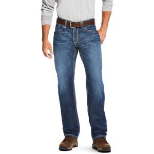 imageAriat Mens FR M4 Relaxed DuraStretch Lineup Stackable Straight Leg JeanTitanium