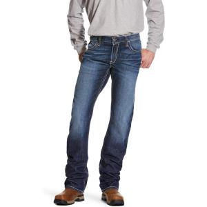 imageAriat Mens FR M5 Straight DuraStretch Truckee Stackable Straight Leg JeanRyley