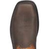 imageAriat Mens Sierra Square Toe Work BootDark BrownPine Green