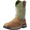 imageARIAT Rebar Flex Western Comp Toe H20 Rye Brown H2010quot Olive Green TopRye BrownOlive Green