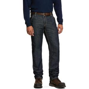 imageARIAT Mens Fr M4 Relaxed Stretch Duralight Workhorse Stackable Straight Leg JeanDark WashRinse