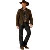 imageARIAT Mens Relentless Longview Waxed Cotton JacketWood Brown