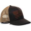 imageARIAT Mens Snapback Flex Fit Small Shield Logo CapBrown