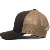 imageARIAT Mens Snapback Flex Fit Small Shield Logo CapBrown