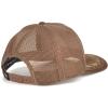 imageARIAT Mens Structured Vintage Shield Logo Cap with Mesh Back and Snap Back ClosureBrown