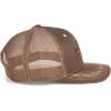 imageARIAT Mens Structured Vintage Shield Logo Cap with Mesh Back and Snap Back ClosureBrown