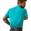 imageARIAT Mens Venttek Outbound Fitted ShirtAqua Crush