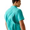 imageARIAT Mens Venttek Outbound Fitted ShirtDrift Turquoise