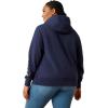 imageARIAT WSL Womens Logo 20 Rose Wine HoodieBlack Iris