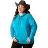 imageARIAT WSL Womens Logo 20 Rose Wine HoodieCapri Breeze