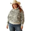 imageARIAT WSL Womens Logo 20 Rose Wine HoodieGrey Blur Print