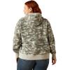 imageARIAT WSL Womens Logo 20 Rose Wine HoodieGrey Blur Print