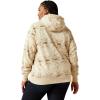 imageARIAT WSL Womens Logo 20 Rose Wine HoodieSandstone Southwest Print