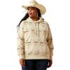 imageARIAT WSL Womens Logo 20 Rose Wine HoodieSandstone Southwest Print