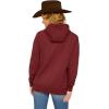 imageARIAT WSL Womens Logo 20 Rose Wine HoodieTawny Port