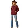 imageARIAT WSL Womens Logo 20 Rose Wine HoodieTawny Port