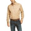 imageAriat Mens Solid Twill Classic Fit ShirtKhaki