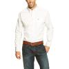 imageAriat Mens Solid Twill Classic Fit ShirtWhite