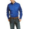 imageAriat Mens Solid Twill Classic Fit ShirtUltramarine