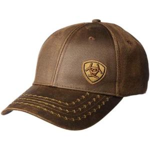 imageARIAT Mens Oil Barb Velcro Hat Brown One Size