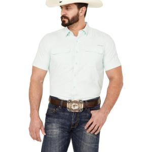 imageARIAT Mens Venttek Outbound Fitted ShirtFair Aqua