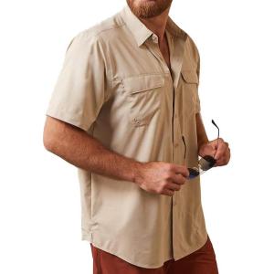 imageARIAT Mens Venttek Outbound Fitted ShirtOxford Tan