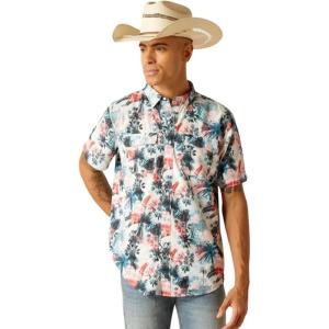 imageARIAT Mens Venttek Outbound Fitted ShirtWhite
