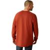 imageARIAT Mens Rebar Cotton Strong Graphic TShirtBurnt HennaBaritone Blue