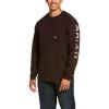 imageARIAT Mens Rebar Cotton Strong Graphic TShirtGanache