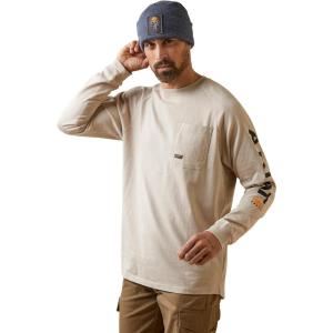 imageARIAT Mens Rebar Cotton Strong Graphic TShirtString Black