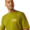 imageARIAT Mens Rebar Cotton Strong Roughneck Graphic TShirtGoing Green